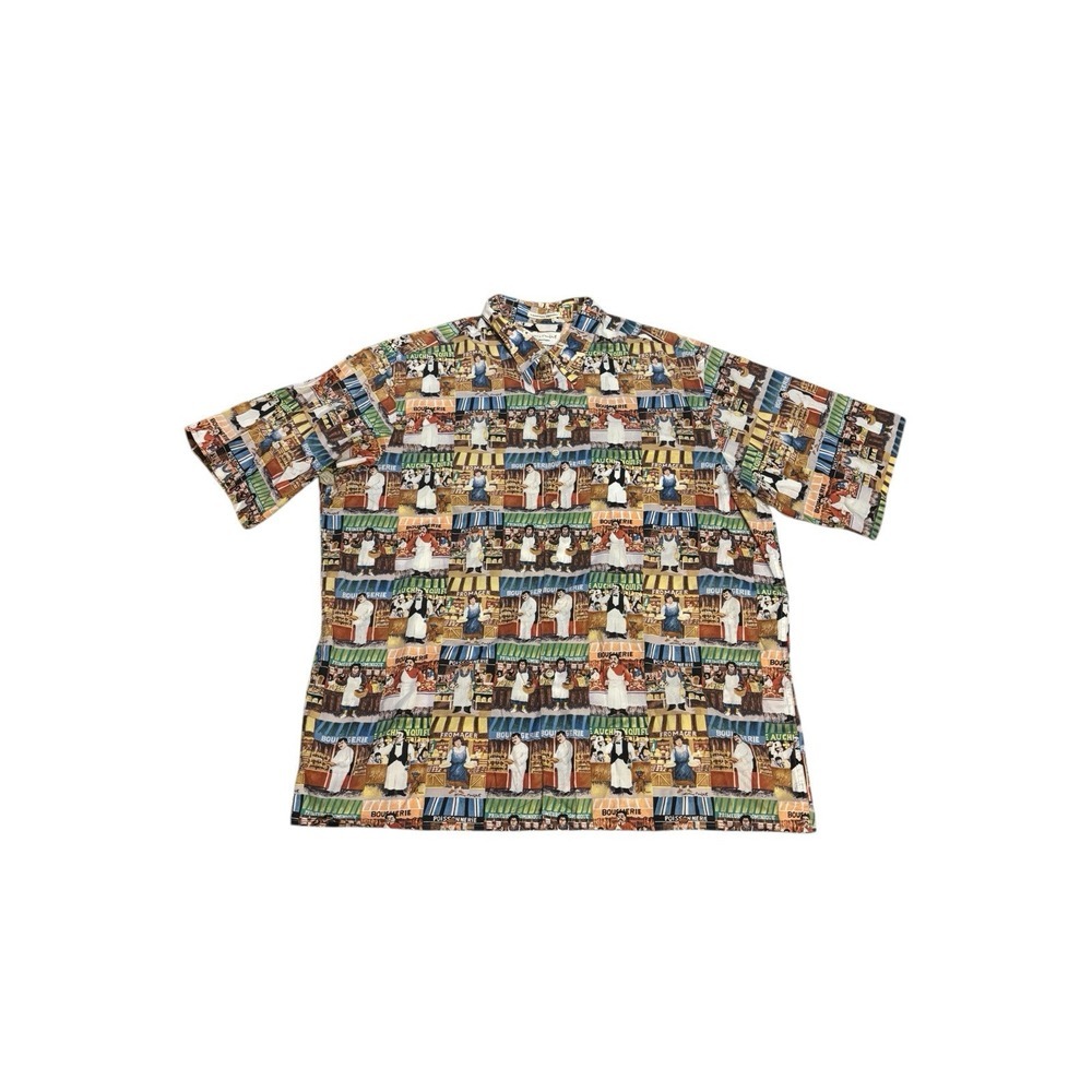 Reyn Spooner Jimmy Buffet Egyptian Cotton Chef Waiter Hawaiian Shirt Mens XL